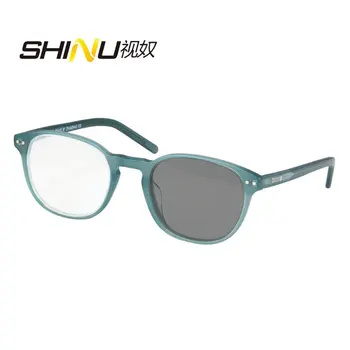 SHINU Moterų akiniai progressive bifocal akiniai multifocal akiniai photochromic akiniai nuo saulės pakeisti pilka saulės Nuotrauka 0