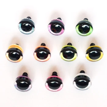 14-25mm Naujų Žaislų Saugos Akis 3D Lėlės Akys + Želė Spalvos Audinio + Plovimo 