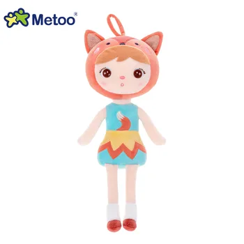 Naujausias 48CM Pliušinis Metoo Lėlės, Minkšti Kimštiniai Vienaragis Keppel Vaikus Mergina Lėlės Vaikams Žaislas Fox Mielas Kitty Ornamentais Žaislai Mergaitėms Nuotrauka 5