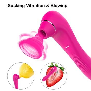 10 Greičio Klitorio Čiulpti Vibratorius Moterims Clit Sucker Siurbimo Klitorio Stimuliatorius Vibruojantis Dildo Erotiniai Sekso Žaisliukai Suaugusiems Nuotrauka 1