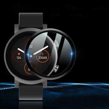 3D Išlenkti Visą Minkšta Apsaugine Plėvele Padengti Apsaugos Ticwatch E3 Smart Žiūrėti Sporto Smartwatch Screen Protector Priedai
